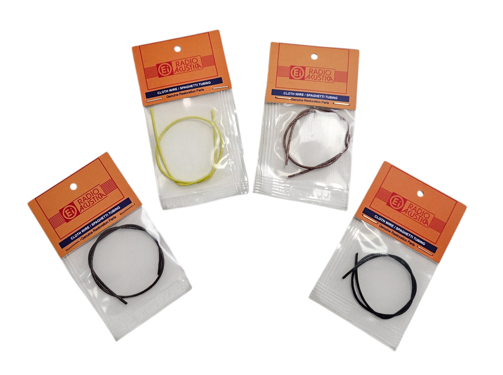 Varnished Glass Fiber Insulation Sleeve Spaghetti Tubing for Capacitors ETC Fender Gibson